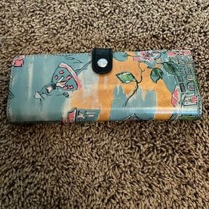 Patricia Nash leather multi card wallet